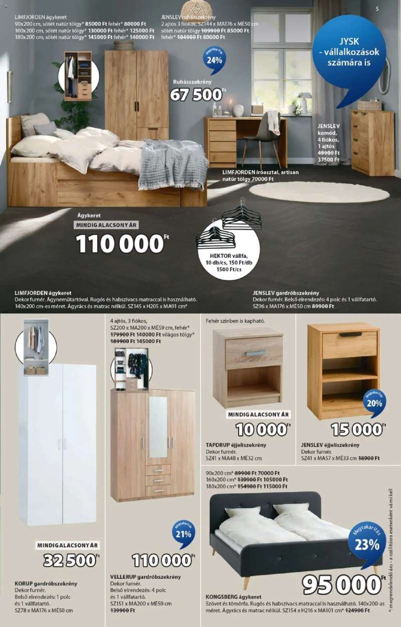 JYSK Akciós újság JYSK 5 oldal