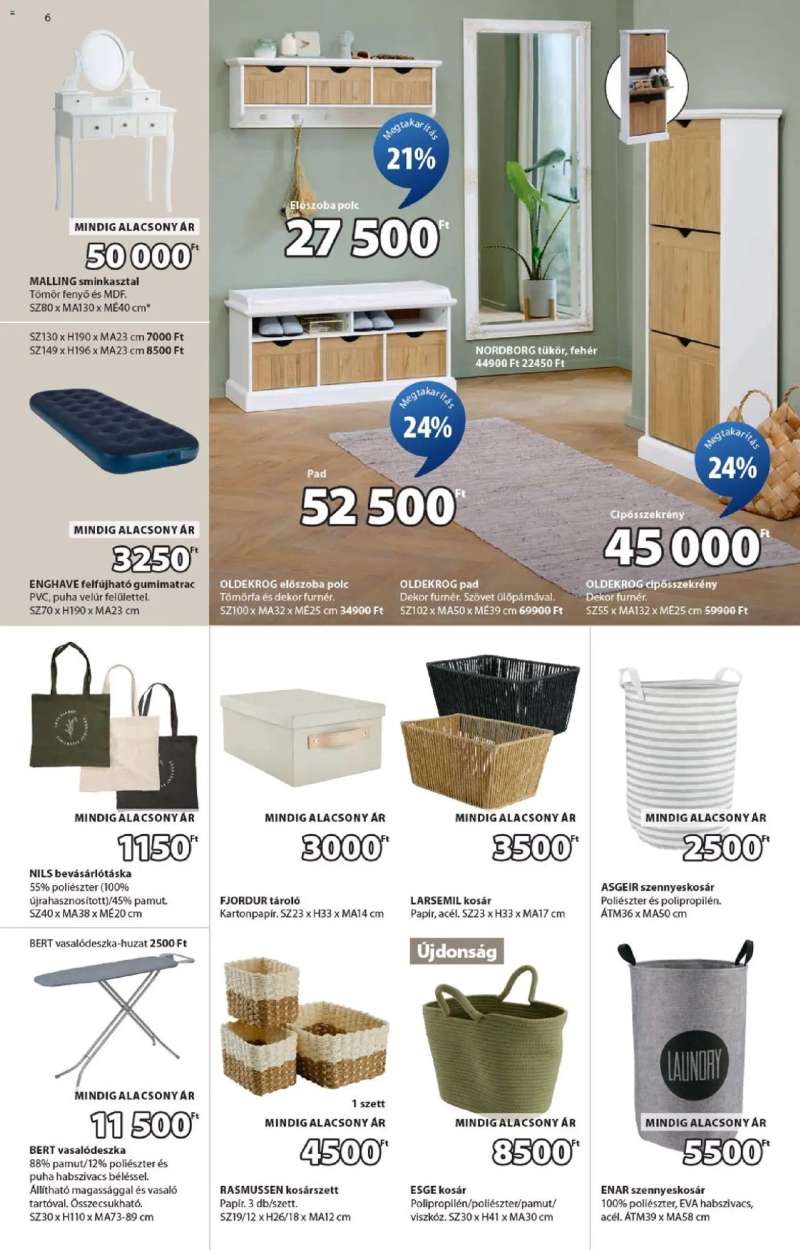 JYSK Akciós újság JYSK 6 oldal
