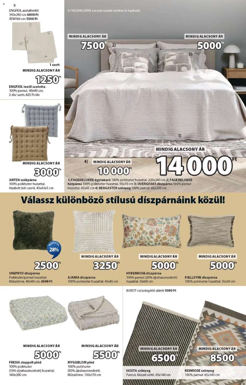 JYSK Akciós újság JYSK 8 oldal