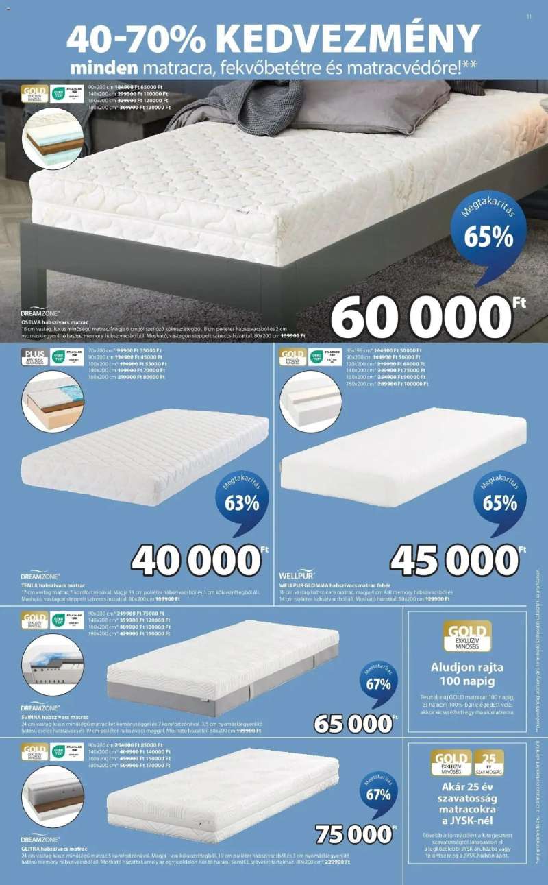 JYSK Jysk újság érvényessége 2026.02.17-ig 11 oldal