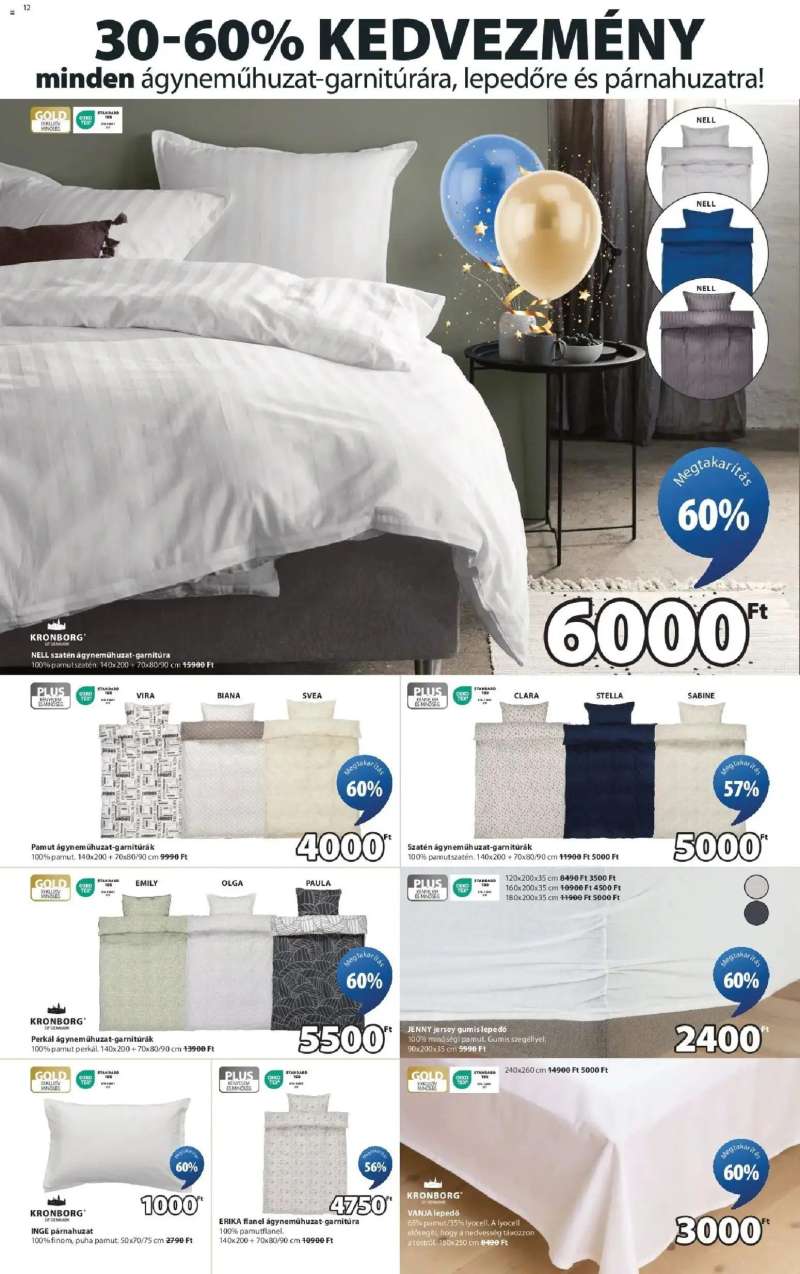 JYSK Jysk újság érvényessége 2026.02.17-ig 12 oldal