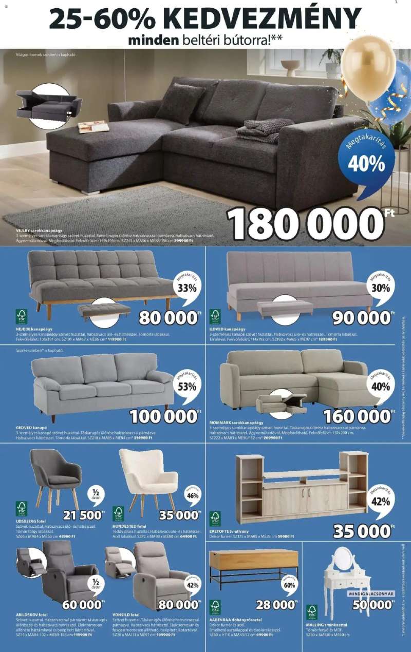 JYSK Jysk újság érvényessége 2026.02.17-ig 3 oldal