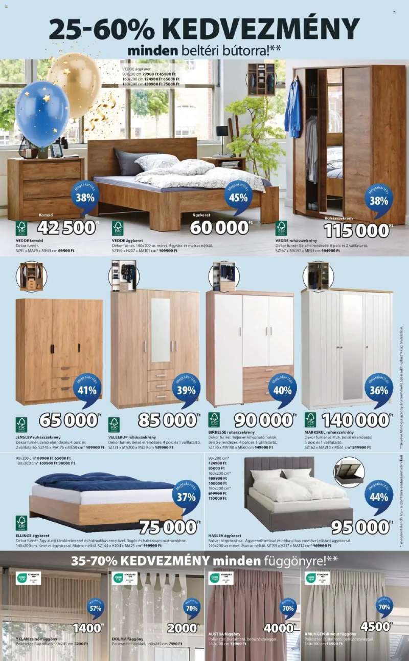 JYSK Jysk újság érvényessége 2026.02.17-ig 7 oldal