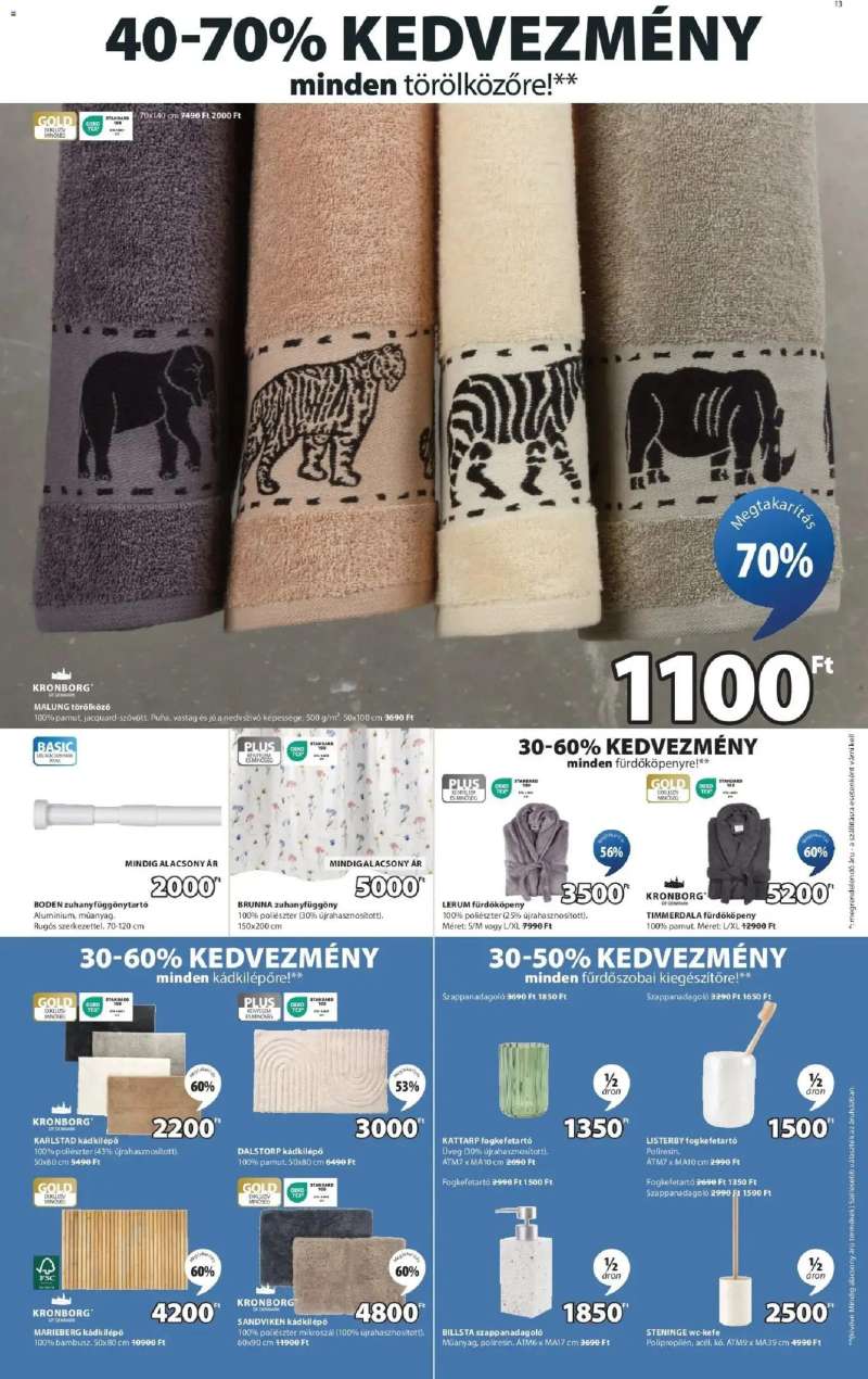 JYSK Akciós újság JYSK Veresegyház 13 oldal