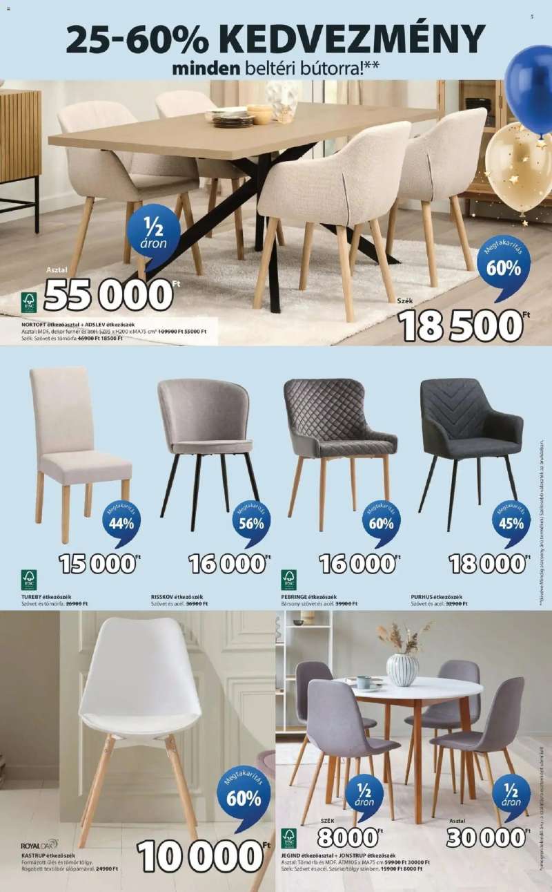 JYSK Akciós újság JYSK Veresegyház 5 oldal