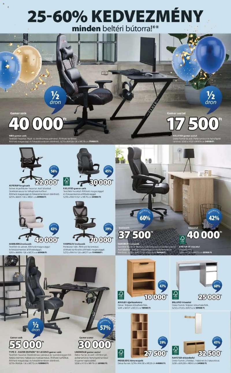 JYSK Akciós újság JYSK Veresegyház 6 oldal