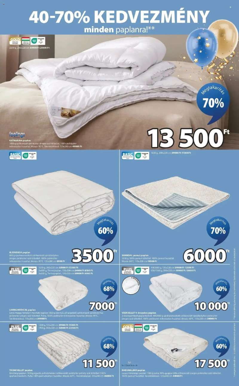 JYSK Akciós újság JYSK Veresegyház 9 oldal