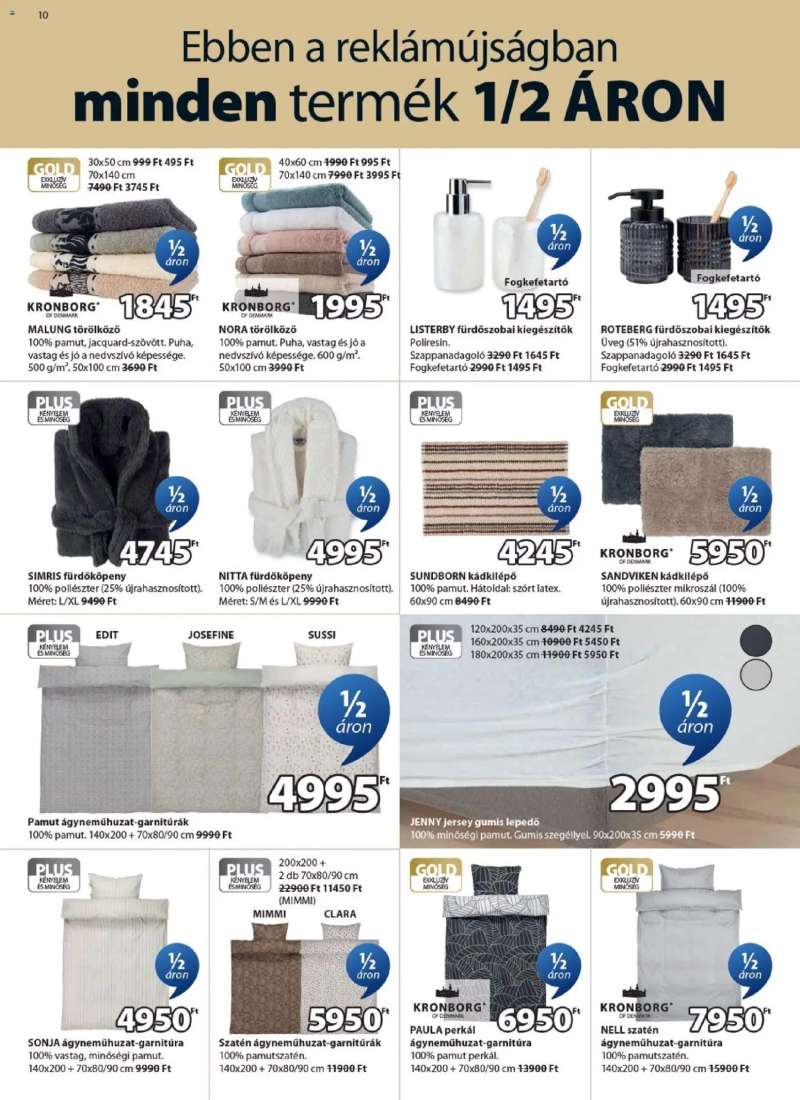 JYSK Aktuális ajánlatok 10 oldal