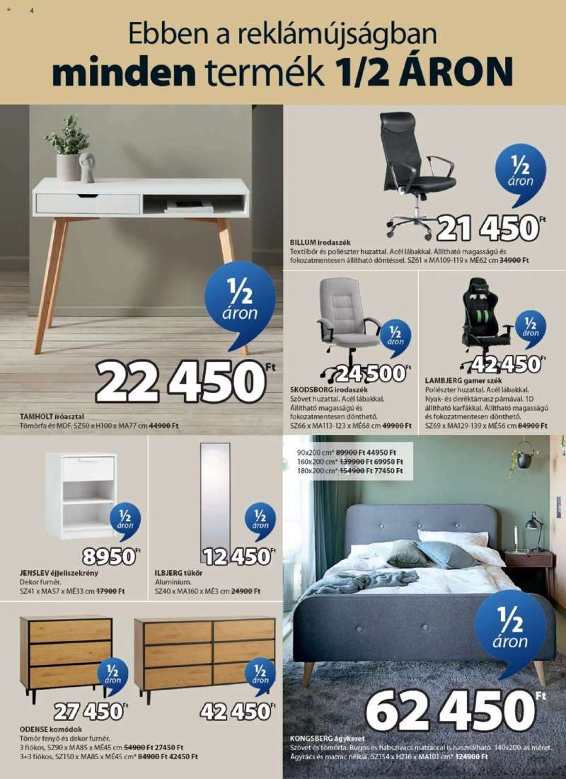 JYSK Aktuális ajánlatok 4 oldal