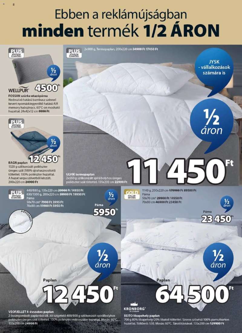 JYSK Aktuális ajánlatok 8 oldal