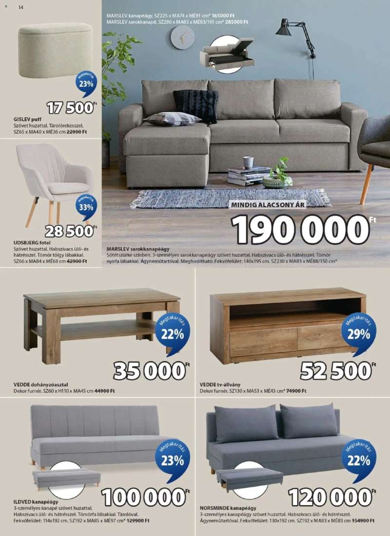 JYSK JYSK akciós újság 14 oldal