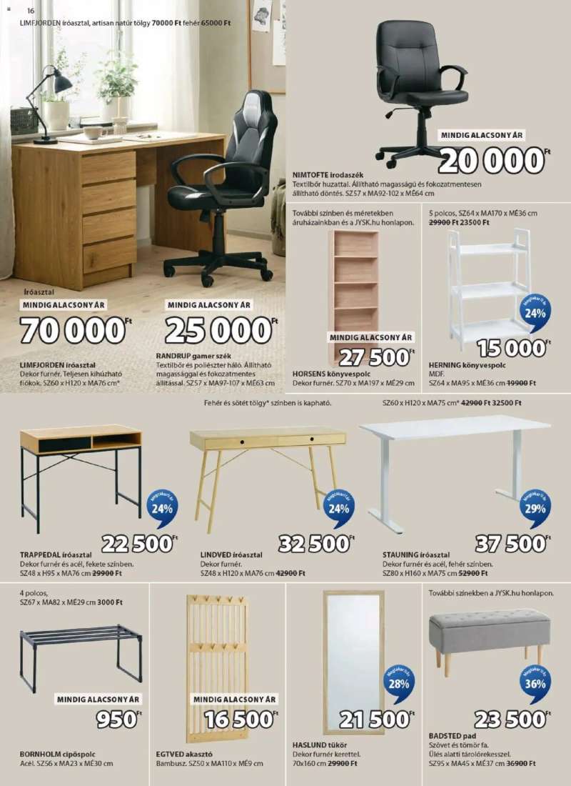 JYSK JYSK akciós újság 16 oldal