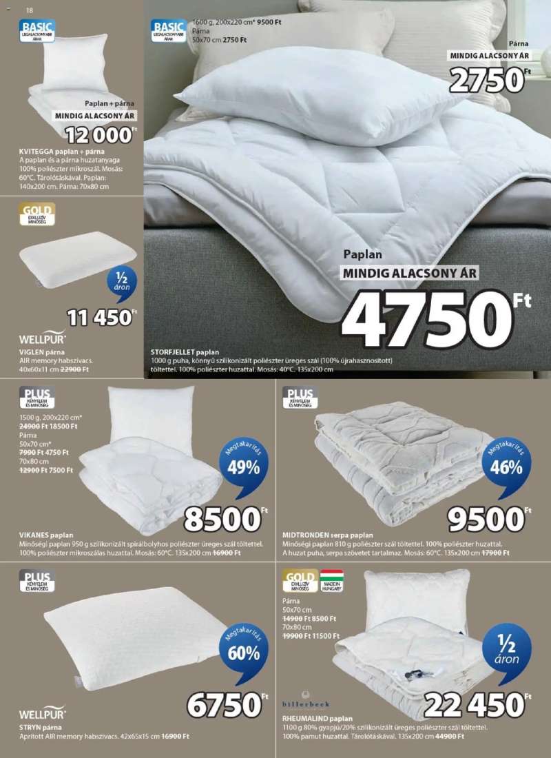 JYSK JYSK akciós újság 18 oldal