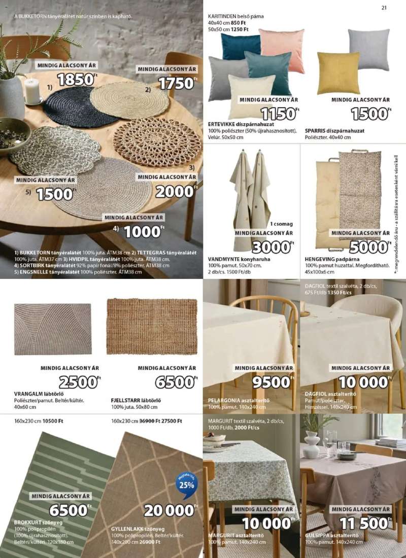 JYSK JYSK akciós újság 21 oldal