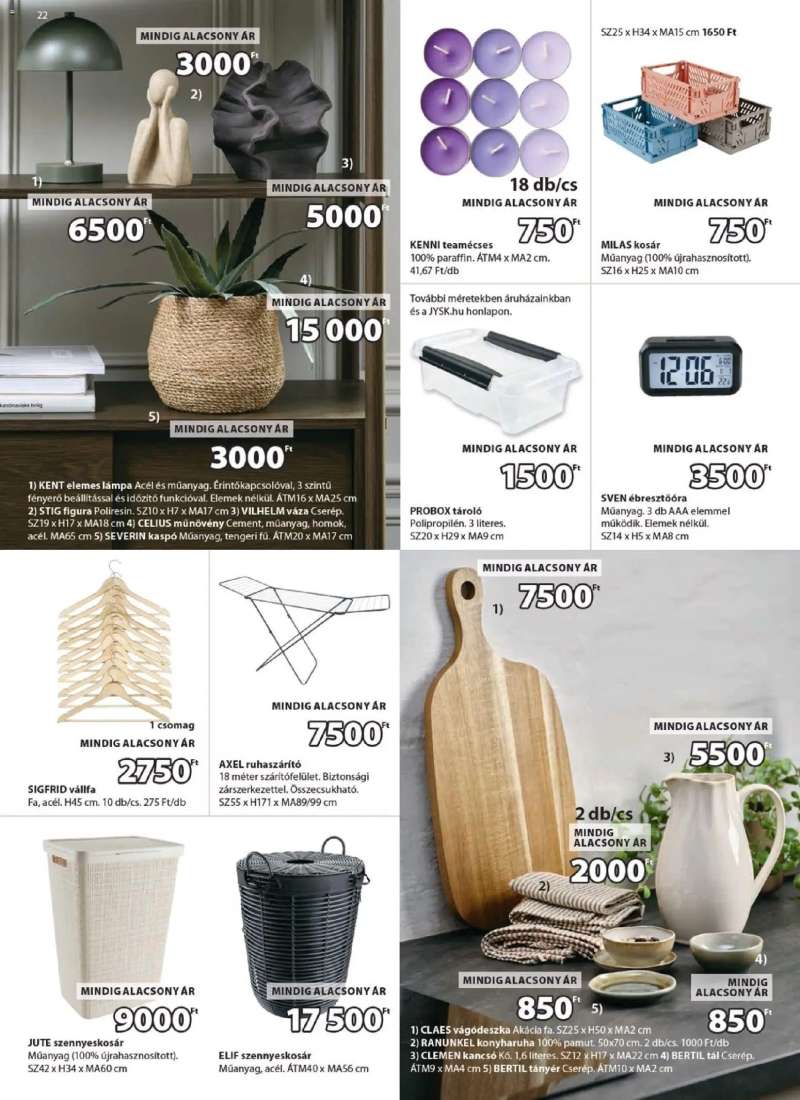 JYSK JYSK akciós újság 22 oldal