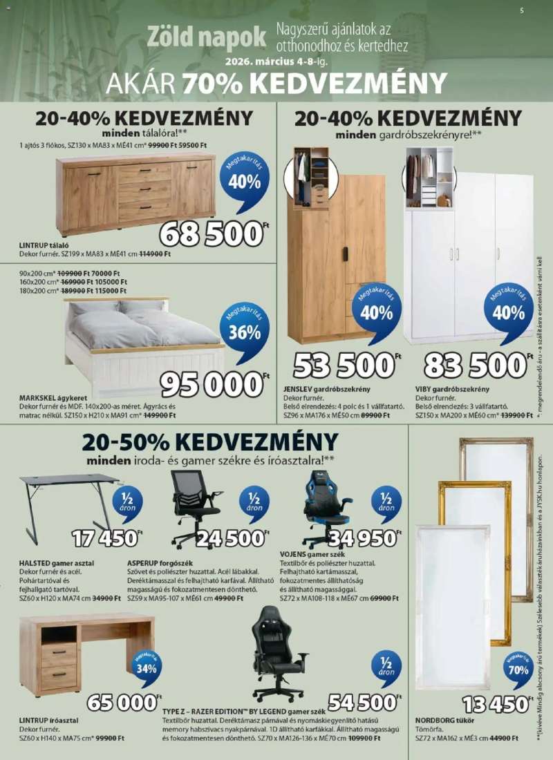 JYSK JYSK akciós újság 5 oldal