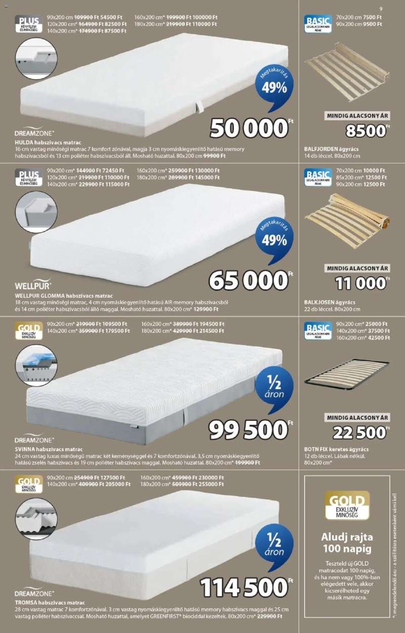 JYSK JYSK Aktuális ajánlatok 9 oldal