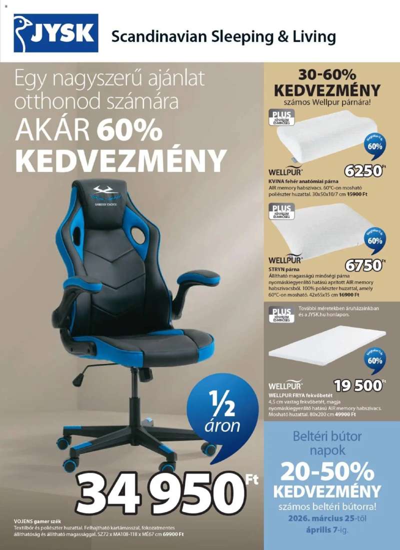 JYSK JYSK akciós újság 1 oldal