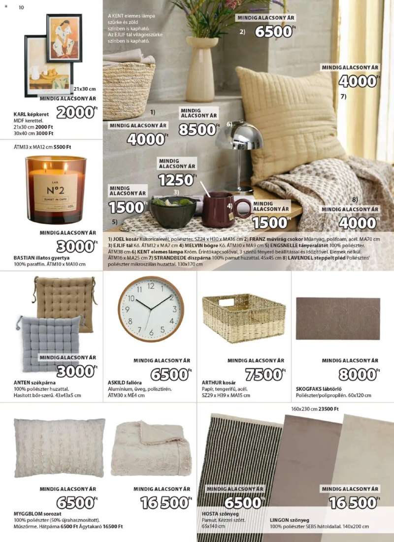 JYSK JYSK akciós újság 10 oldal