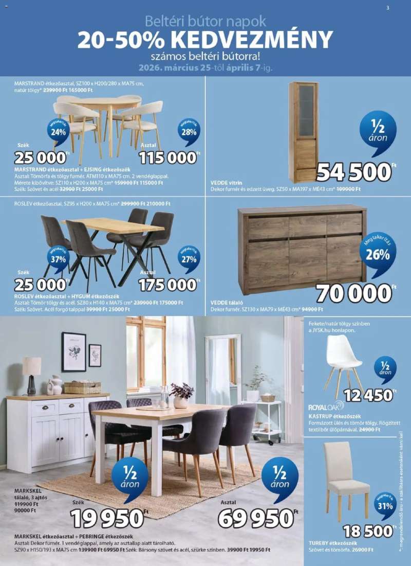 JYSK JYSK akciós újság 3 oldal