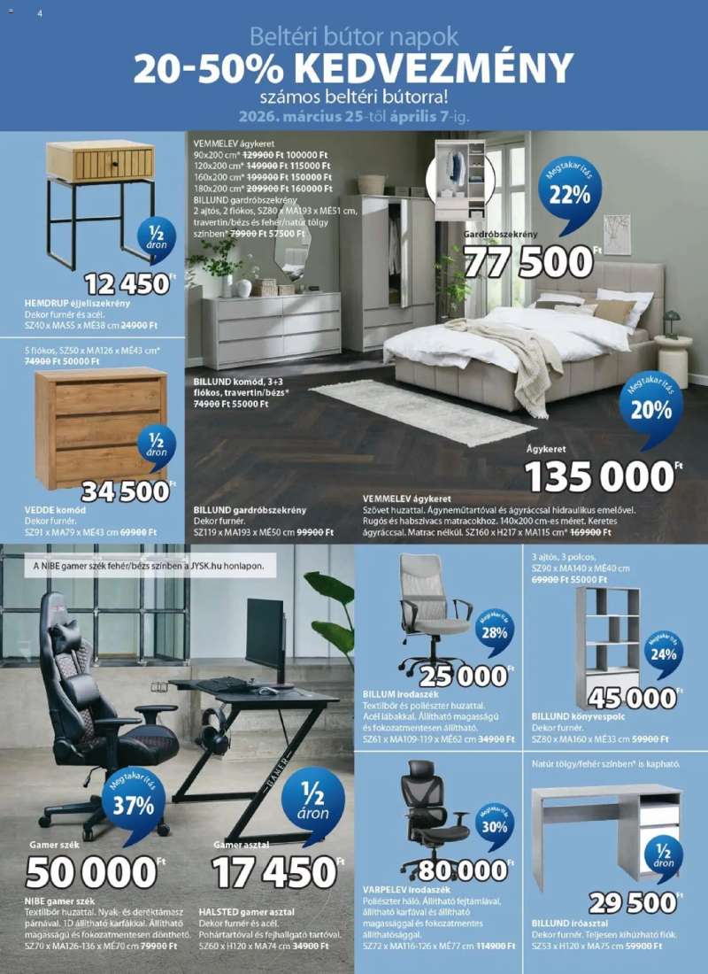 JYSK JYSK akciós újság 4 oldal