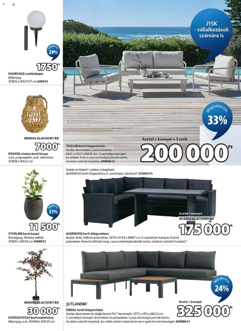 JYSK JYSK akciós újság 6 oldal
