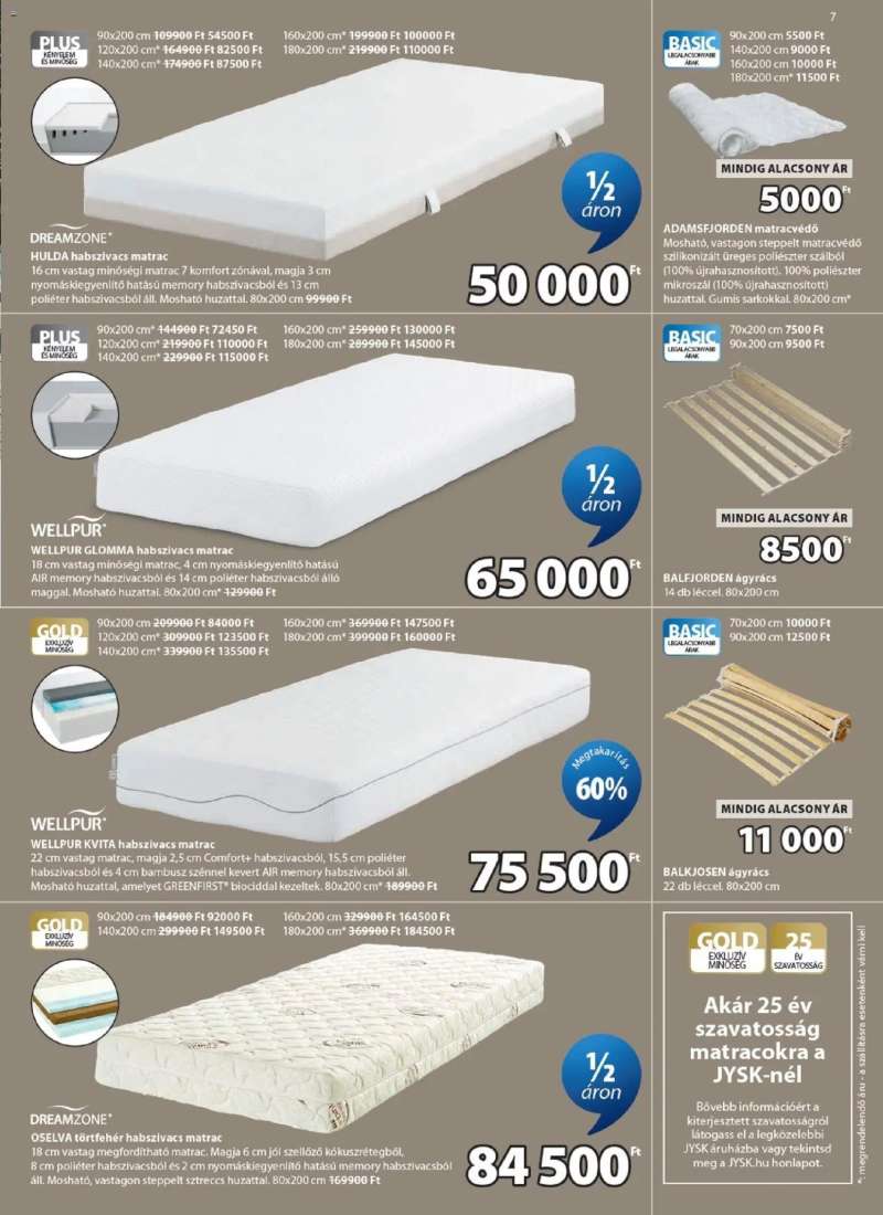 JYSK JYSK akciós újság 7 oldal