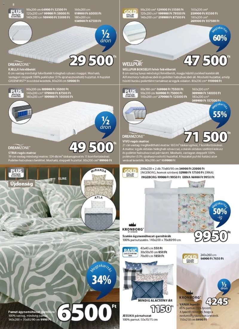 JYSK JYSK akciós újság 8 oldal