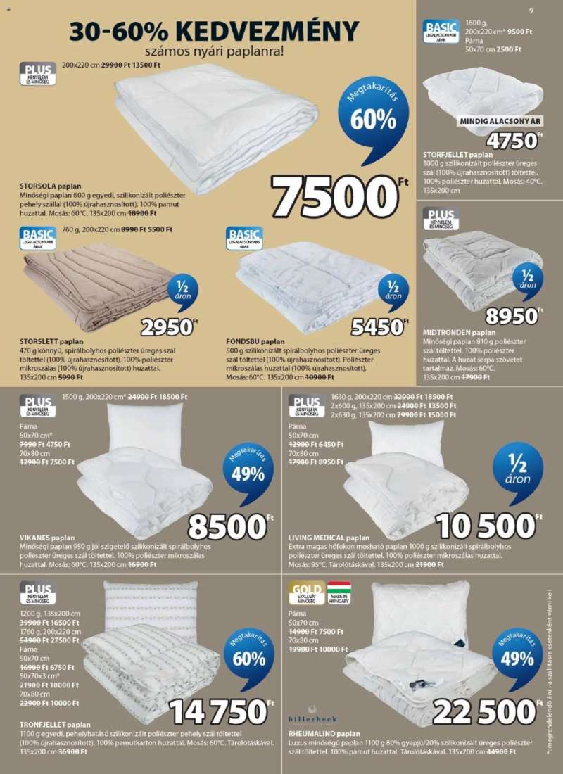 JYSK JYSK akciós újság 9 oldal