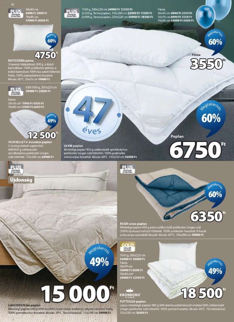 JYSK JYSK akciós újság 16 oldal