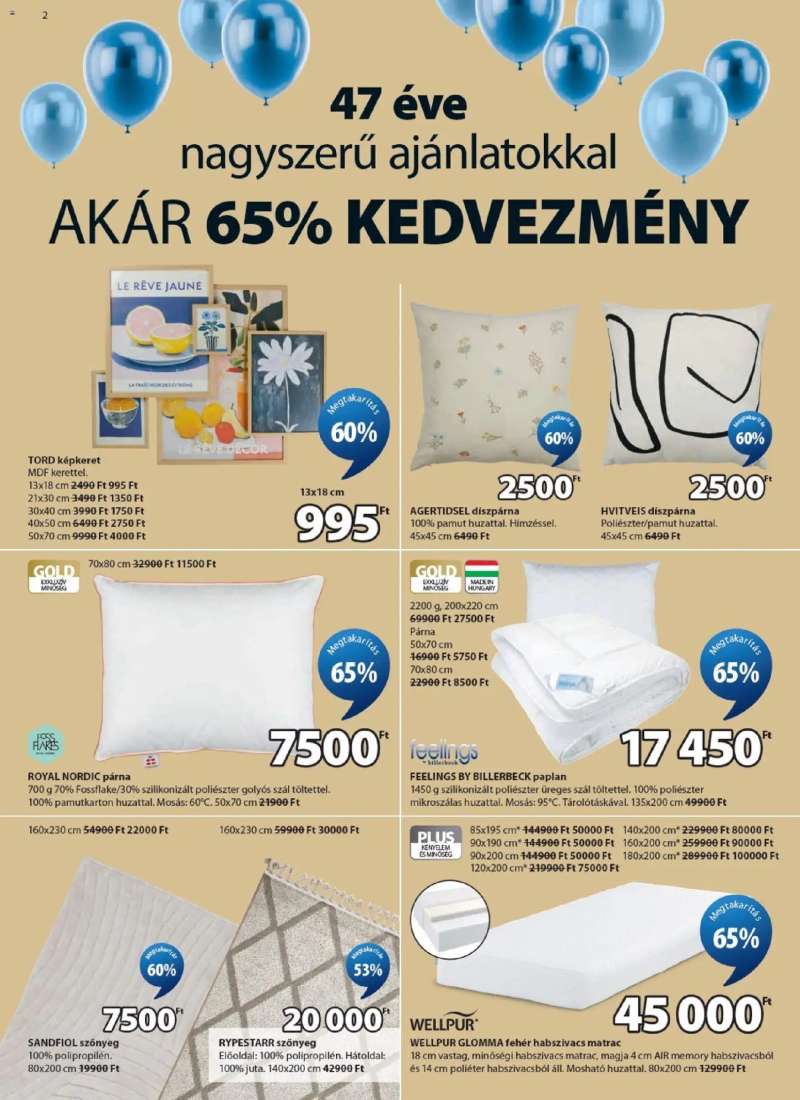 JYSK JYSK akciós újság 2 oldal