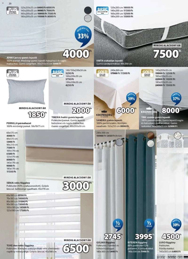 JYSK JYSK akciós újság 20 oldal