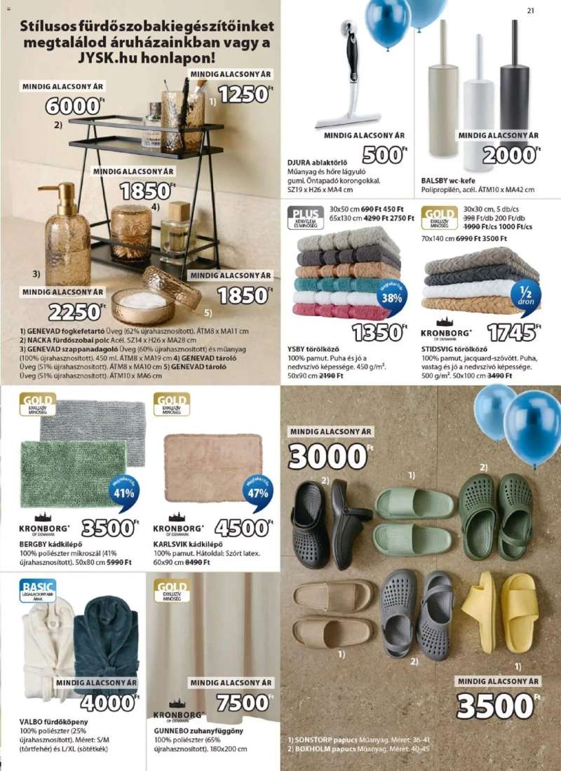 JYSK JYSK akciós újság 21 oldal