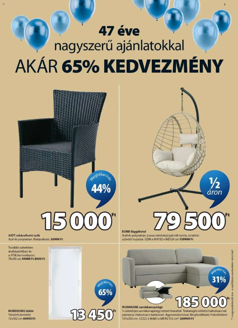 JYSK JYSK akciós újság 3 oldal