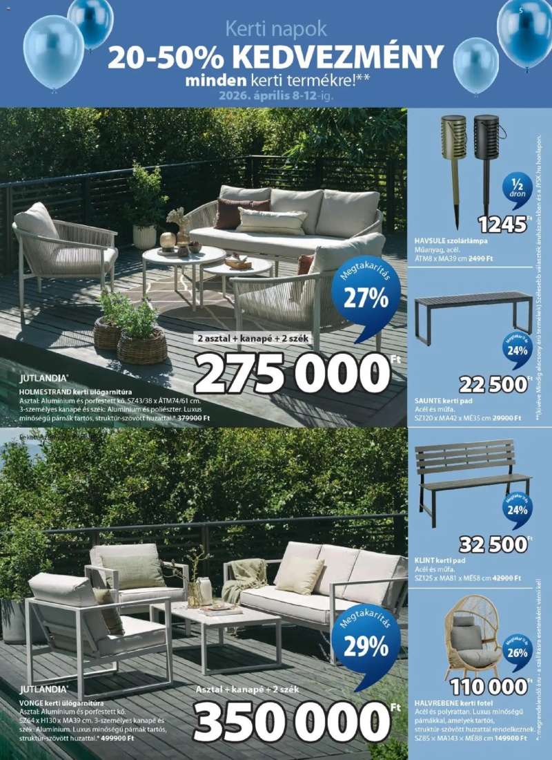 JYSK JYSK akciós újság 5 oldal