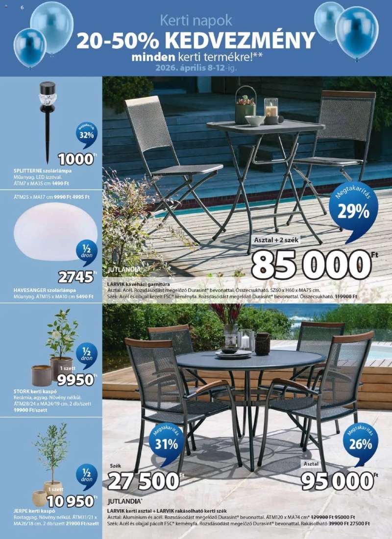 JYSK JYSK akciós újság 6 oldal
