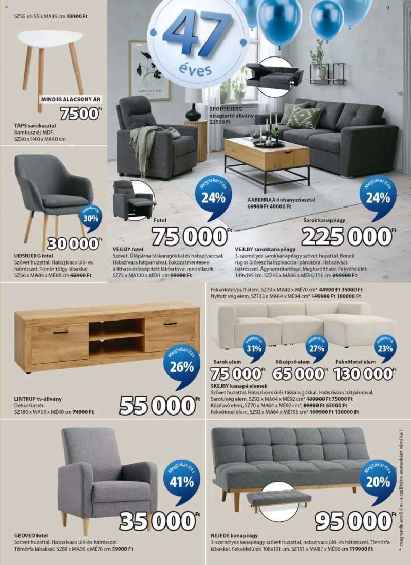 JYSK JYSK akciós újság 9 oldal