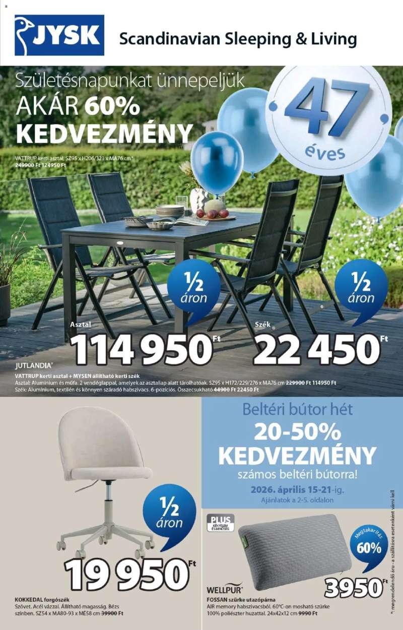 JYSK JYSK Aktuális ajánlatok 1 oldal