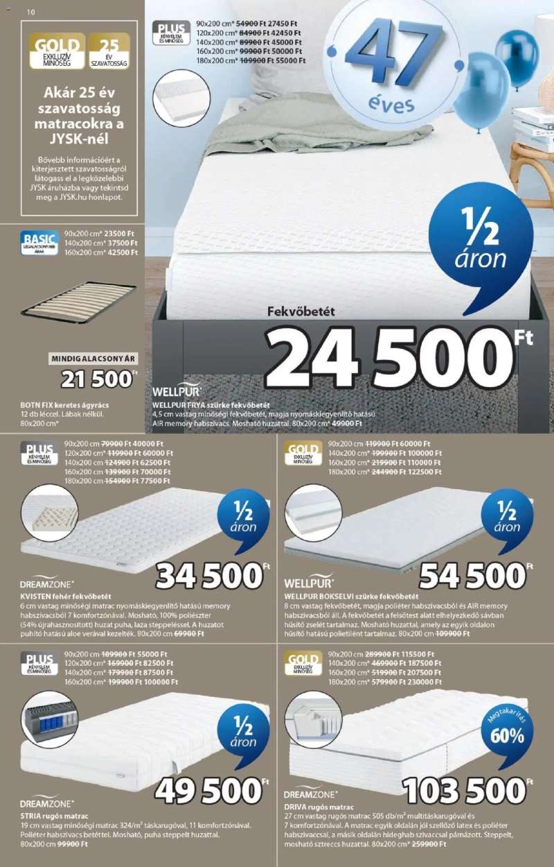 JYSK JYSK Aktuális ajánlatok 10 oldal
