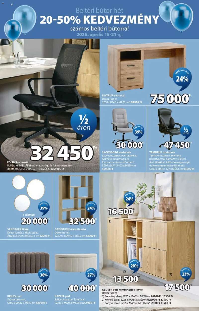 JYSK JYSK Aktuális ajánlatok 4 oldal