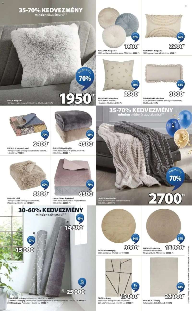 JYSK JYSK akciós újság 15 oldal