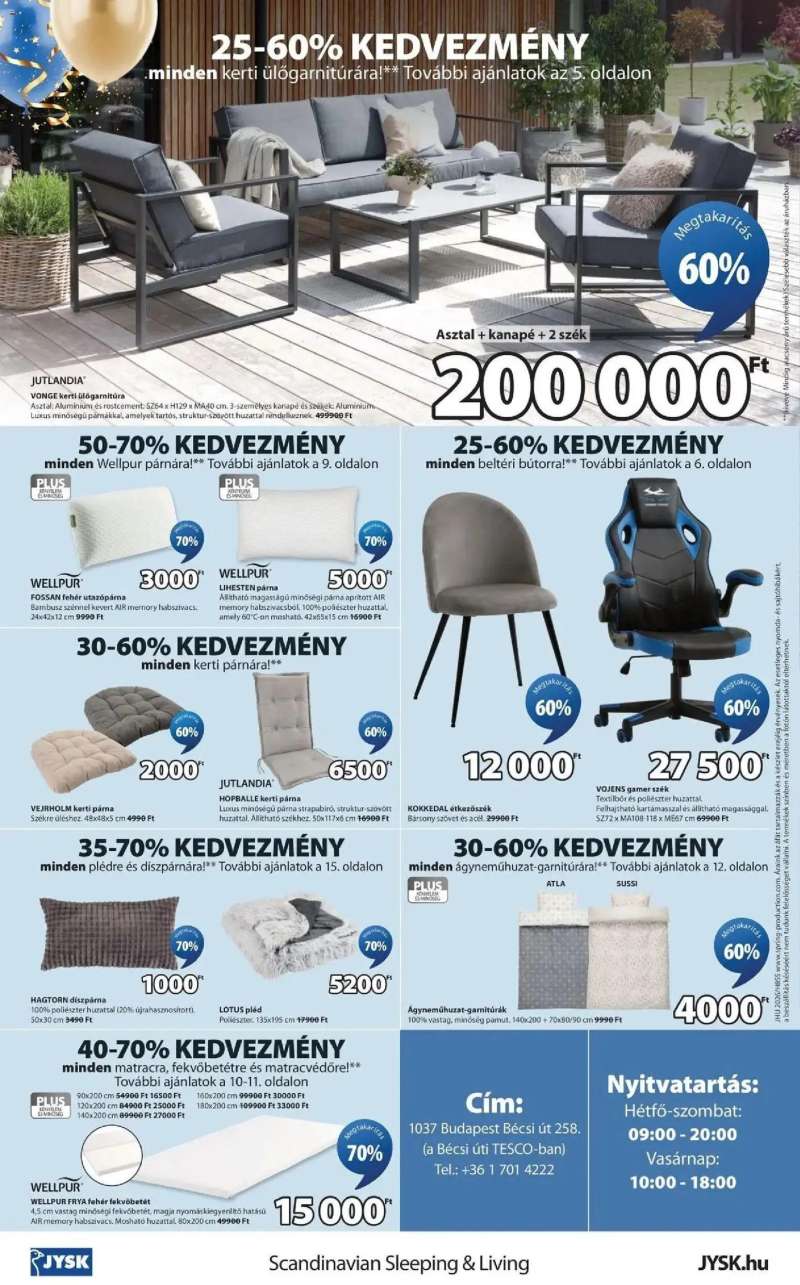 JYSK JYSK akciós újság 16 oldal