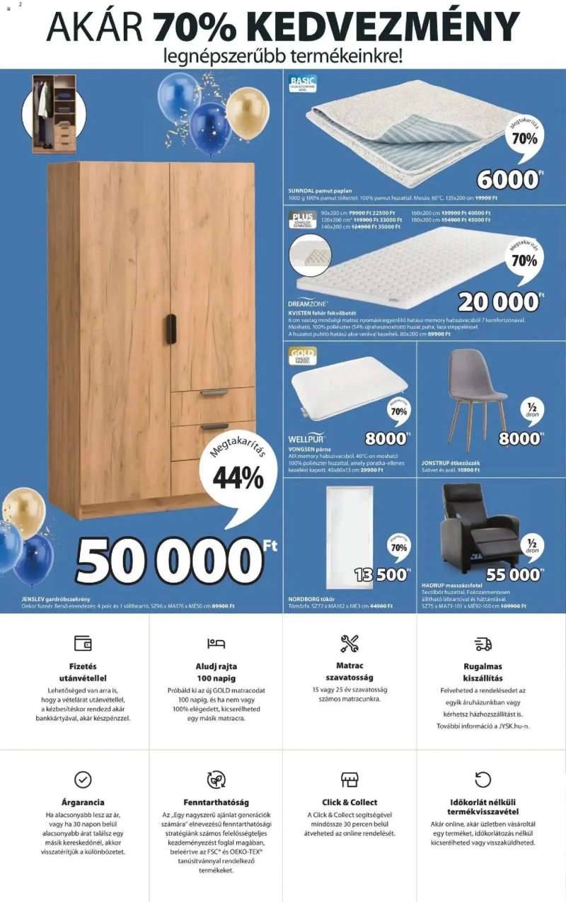 JYSK JYSK akciós újság 2 oldal