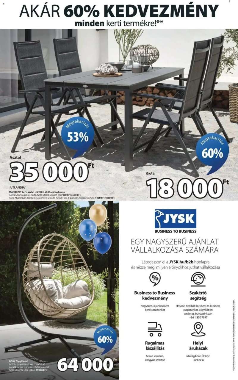 JYSK JYSK akciós újság 3 oldal