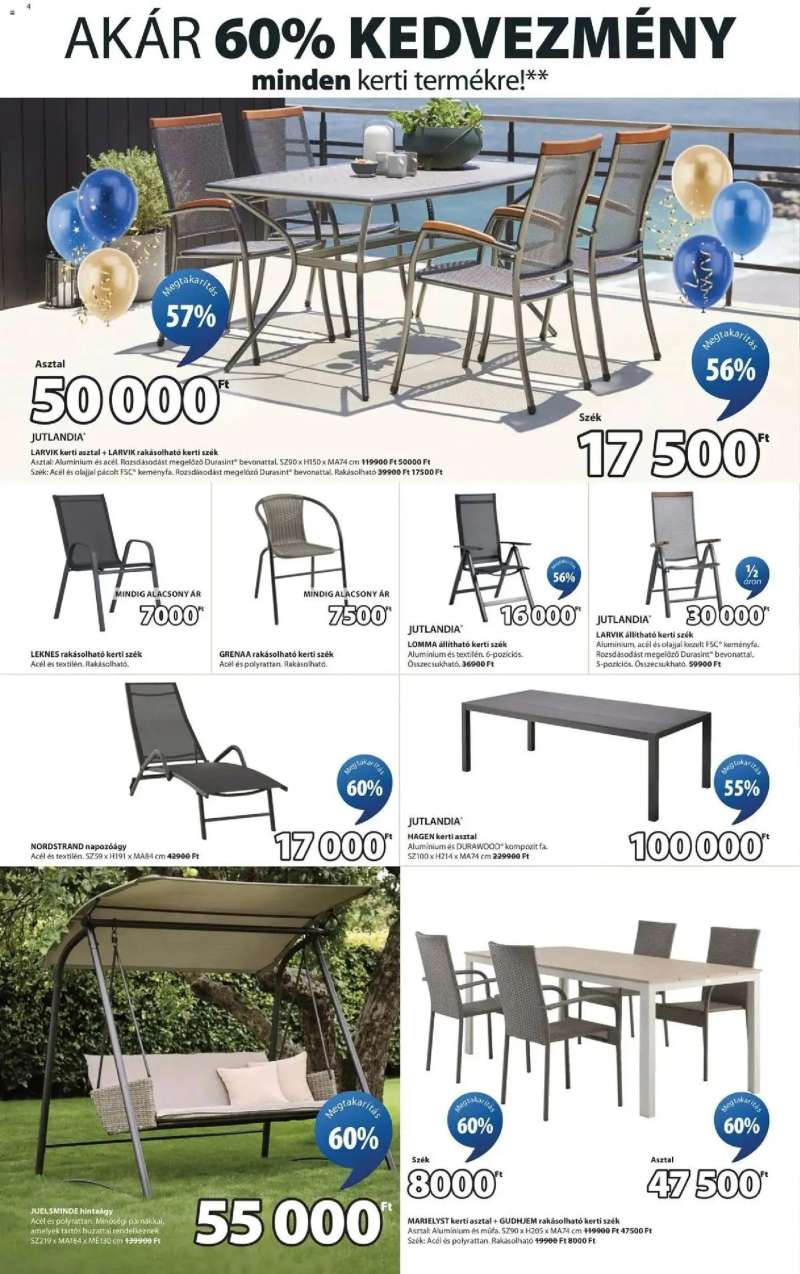 JYSK JYSK akciós újság 4 oldal