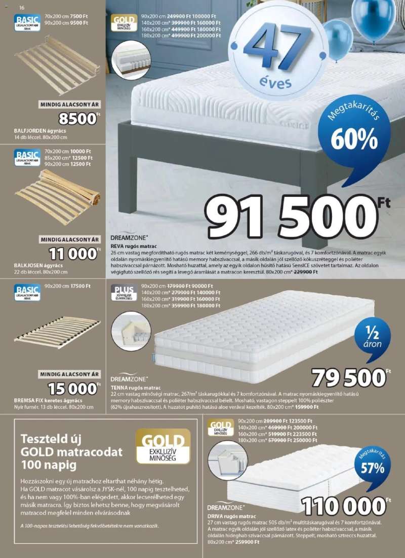 JYSK JYSK akciós újság 16 oldal