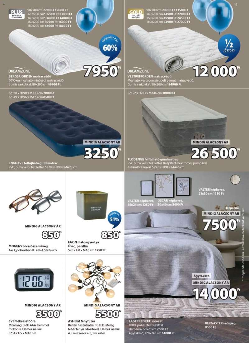 JYSK JYSK akciós újság 17 oldal