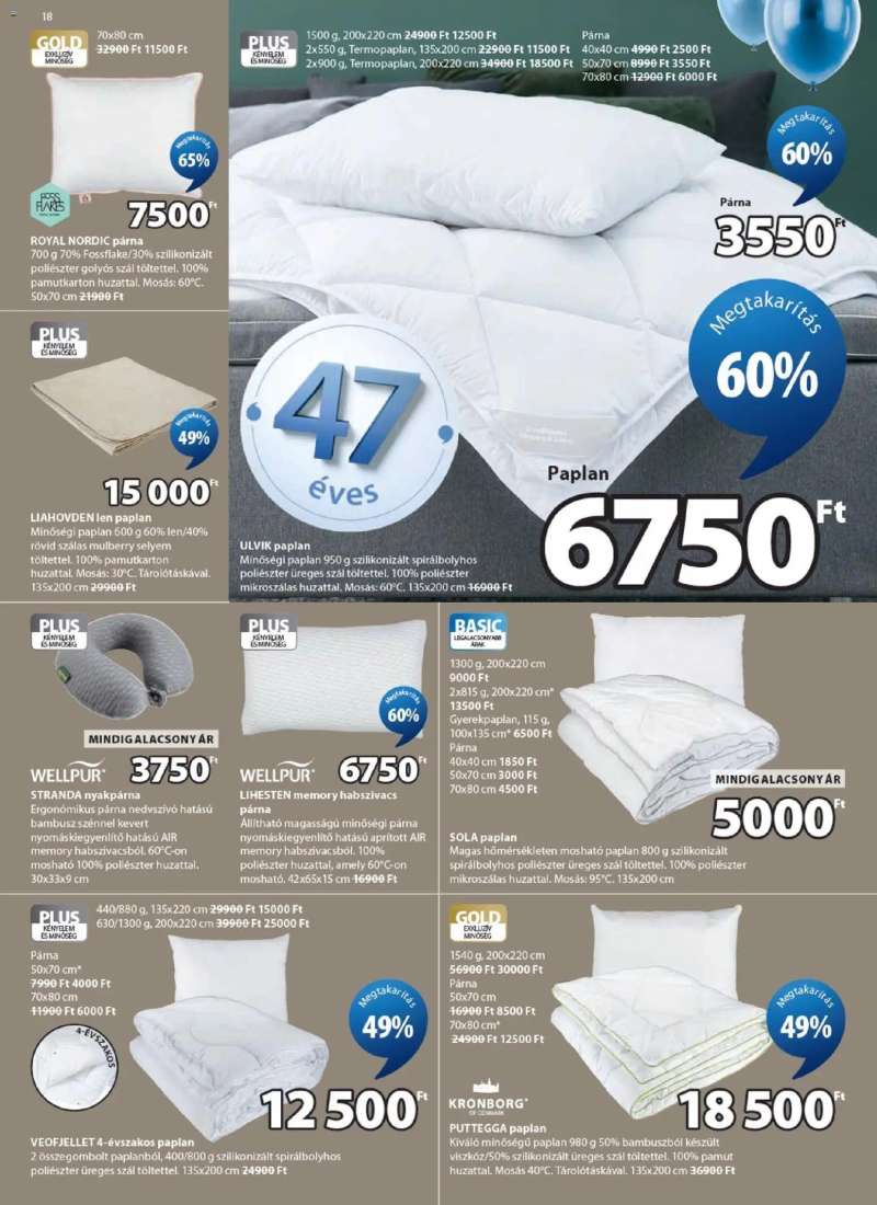 JYSK JYSK akciós újság 18 oldal