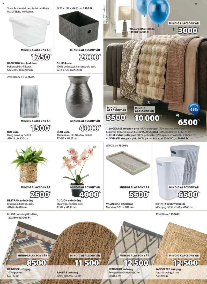 JYSK JYSK akciós újság 21 oldal