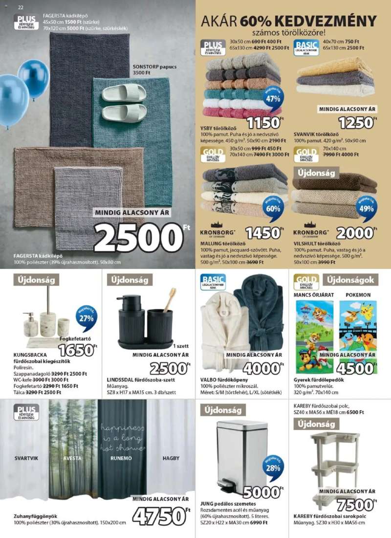 JYSK JYSK akciós újság 22 oldal